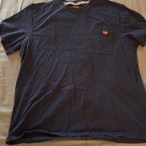 Wrangler Dark Blue Short Sleeve Tee with Pocket